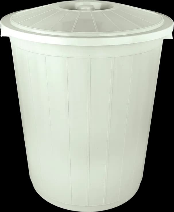 70 L Grey Trash Can