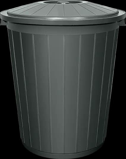 70 L Anthracite Trash Can