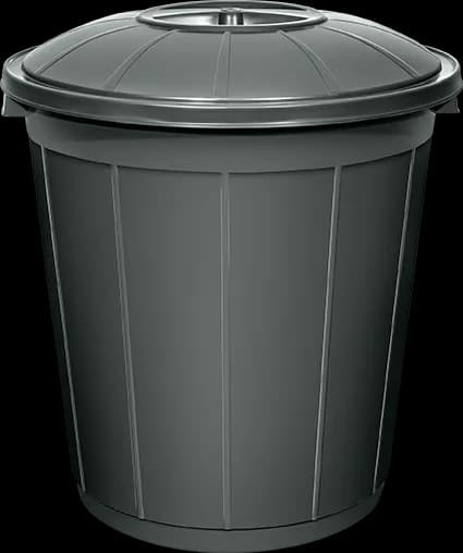 35 L Anthracite Trash Can