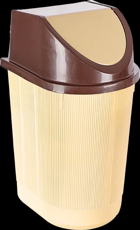 4 No Click Trash Can Natural