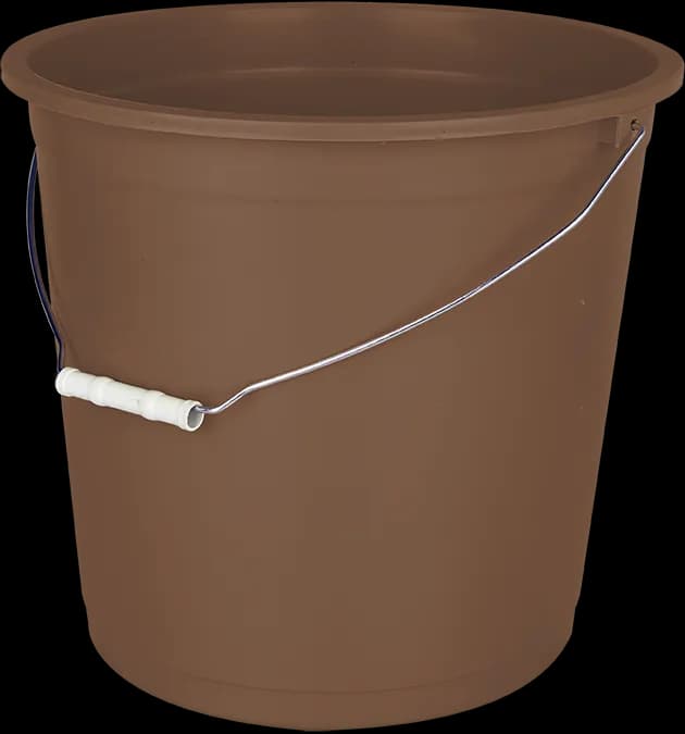 6 No Bucket Natural without Lid