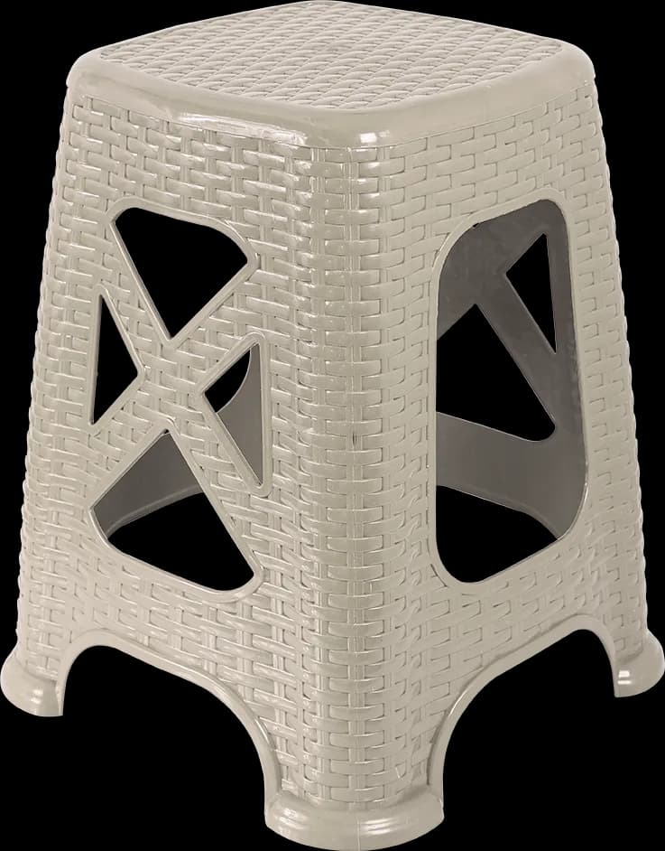 Large Wicker Stool