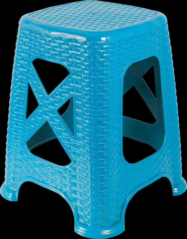 Large Wicker Stool