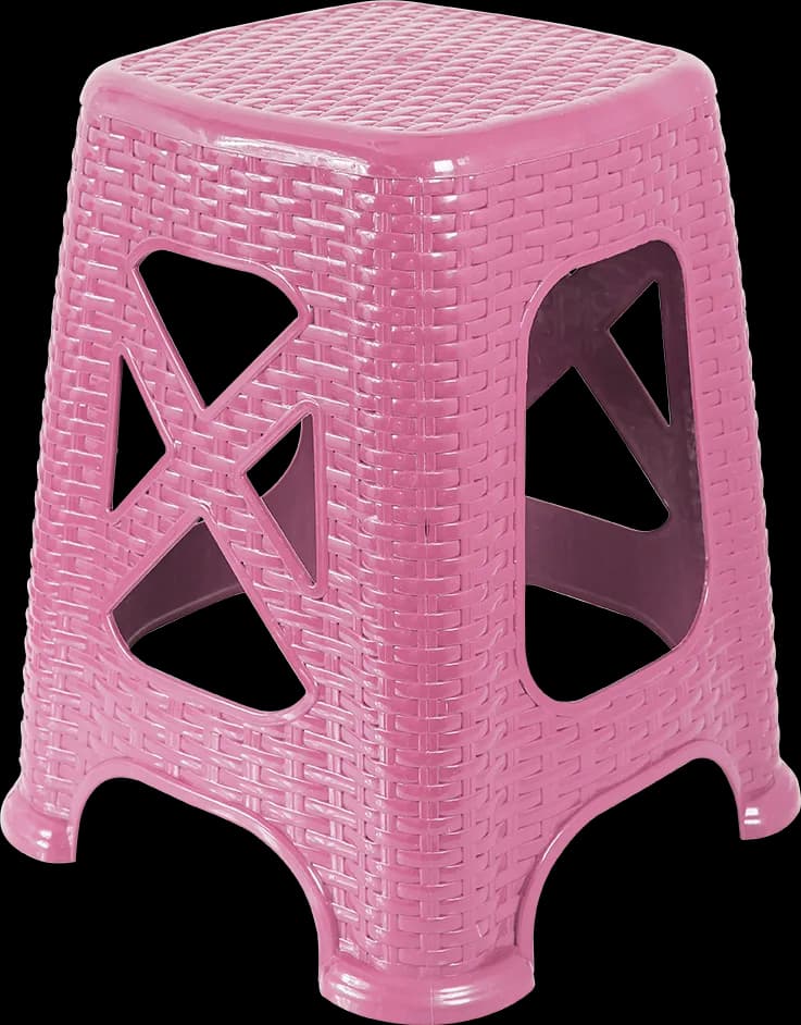 Large Wicker Stool