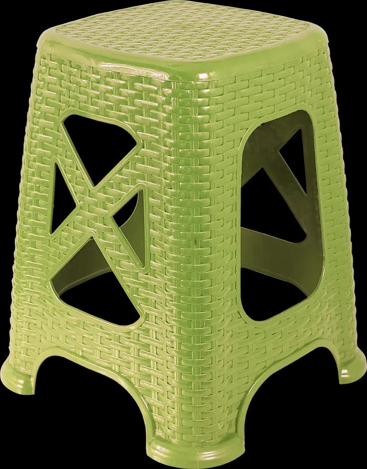 Large Wicker Stool